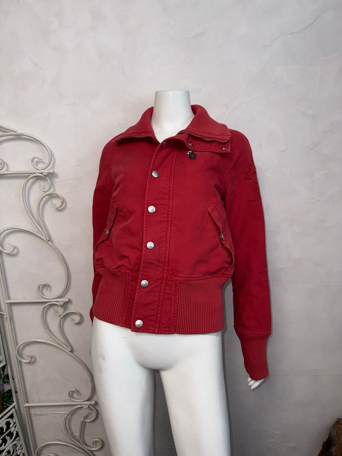 DIESEL red button detail blouson  상품이미지7