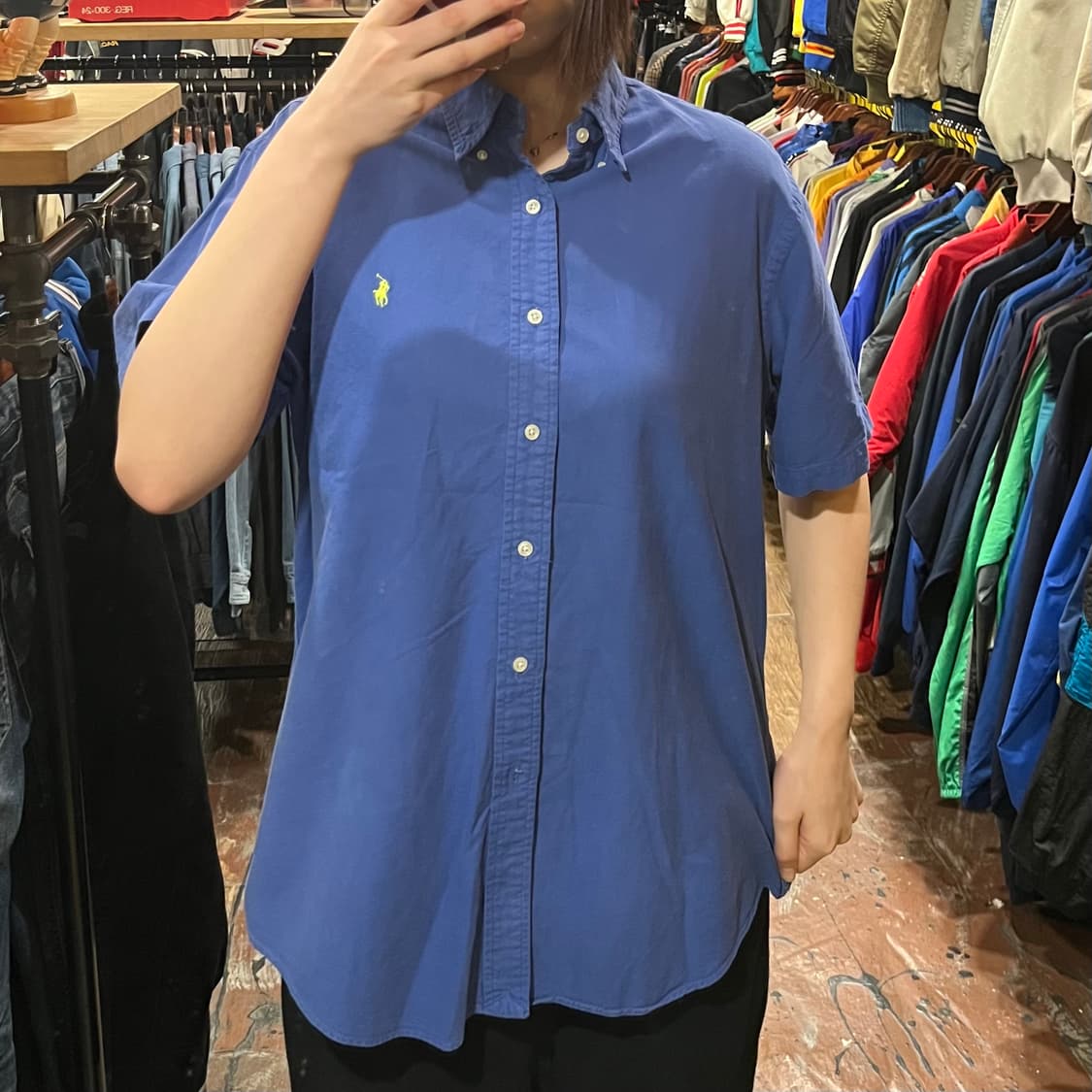 [HI] 폴로 반팔 셔츠 블루 상품이미지2