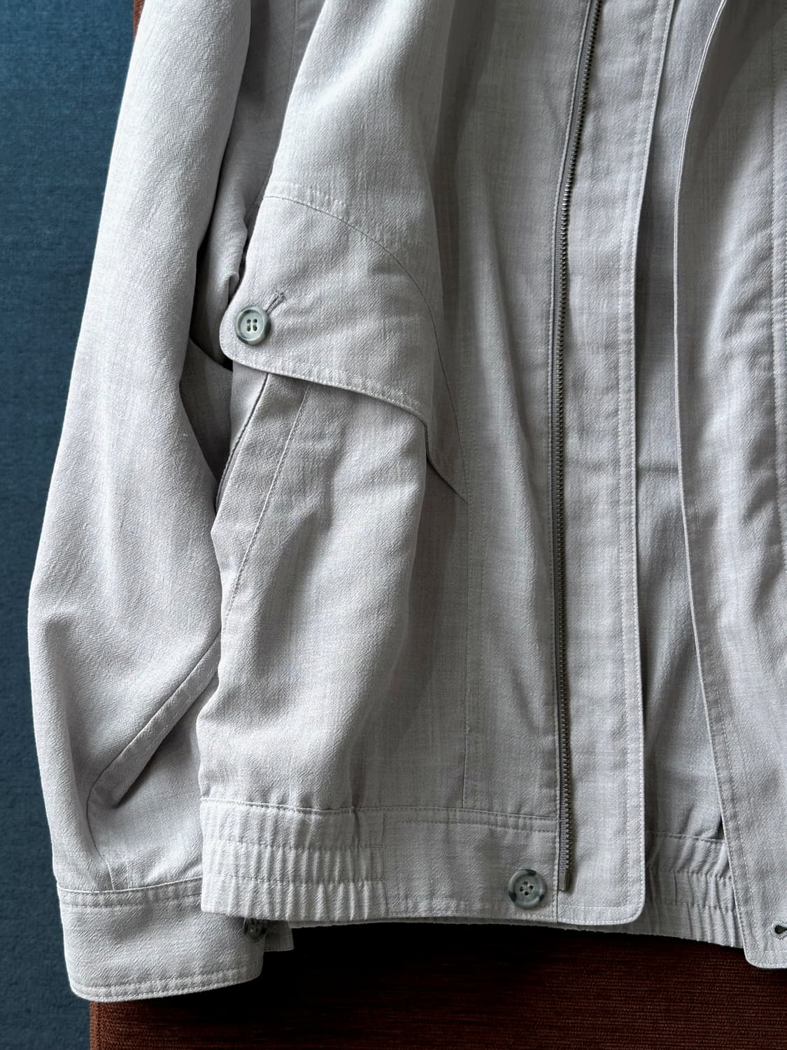 High count poly volume blouson 상품이미지3