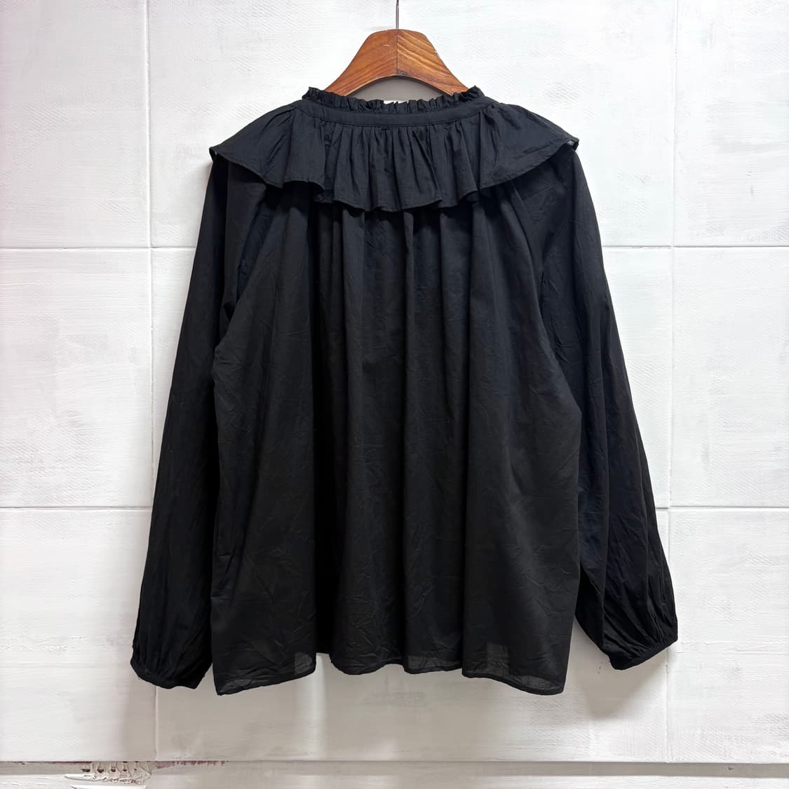 FREAK'S STORE 블랙 긱시크 리본 블라우스 JPN 상품이미지6