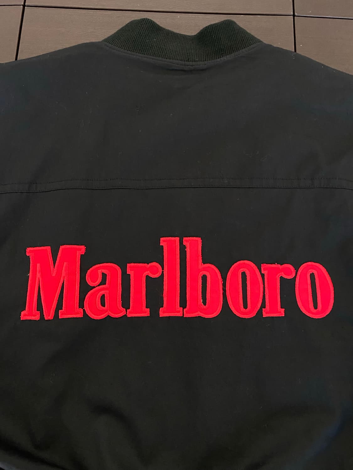 (L) 90s 빈티지 말보로 리버시블 봄버 자켓 상품이미지3