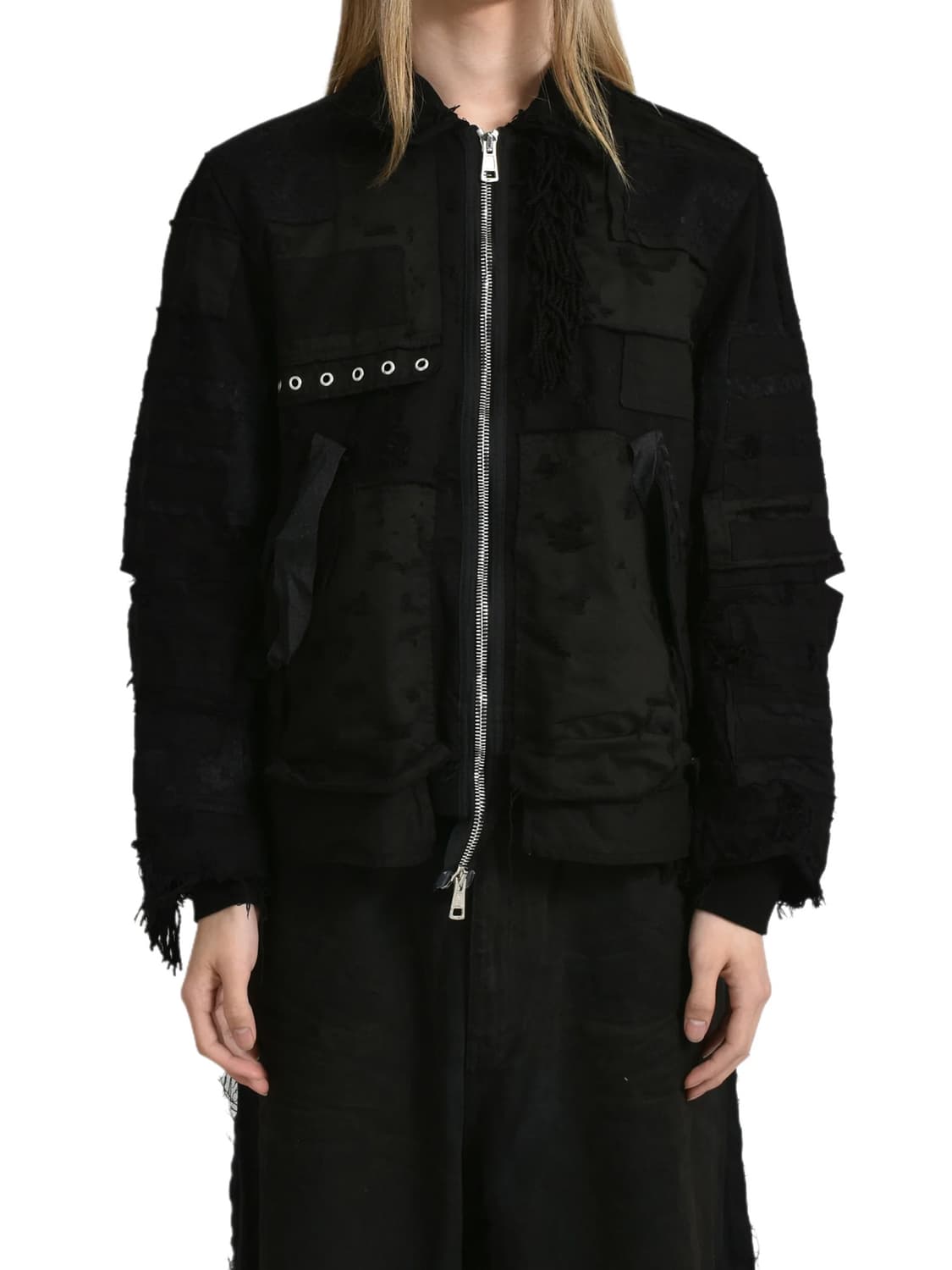 미도리카와 24aw 보로 자켓 상품이미지3