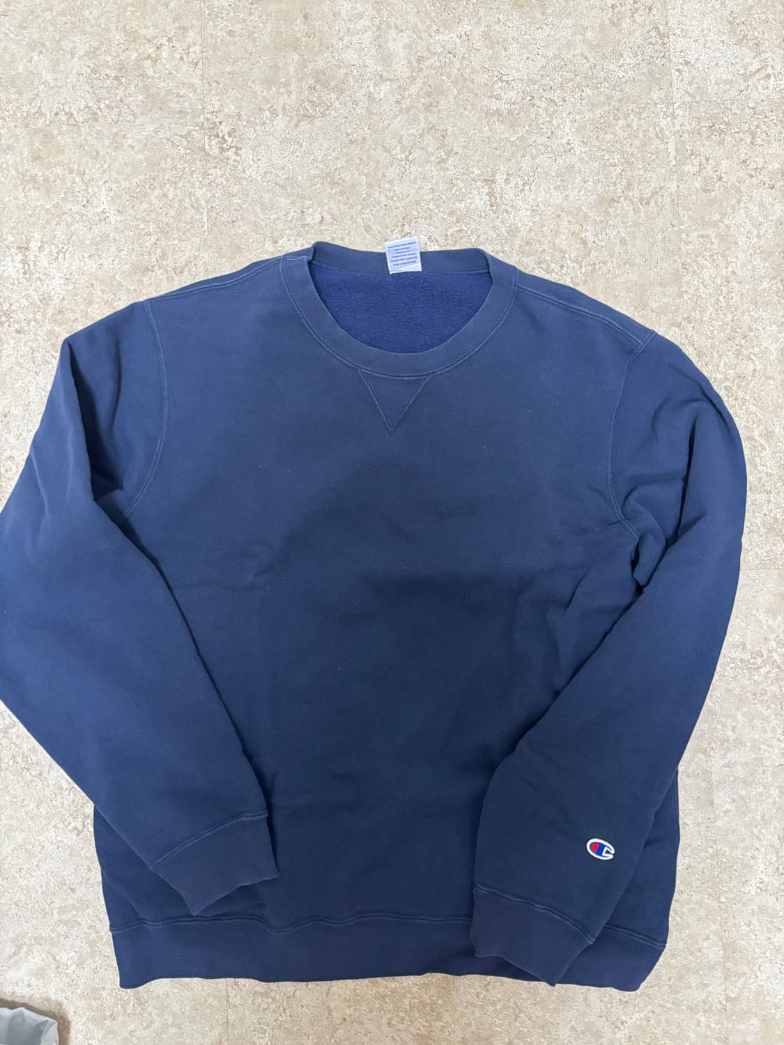 O0s 챔피온 네이비 스웻셔츠 (MADE IN USA) L사 이즈 상품이미지1