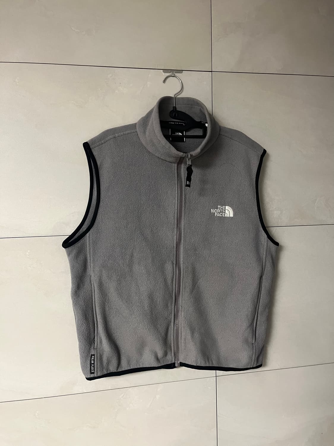 노스페이스 폴라폴리스 플리스 조끼 그레이 [M] 상품이미지2