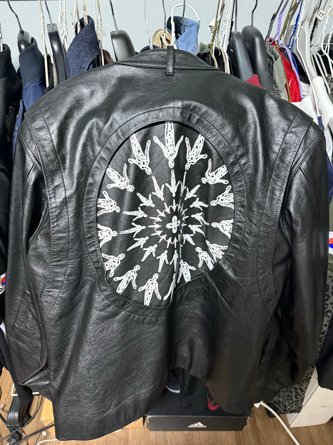 써저리x언본소싸이어티 소가죽 자켓 S 상품이미지3