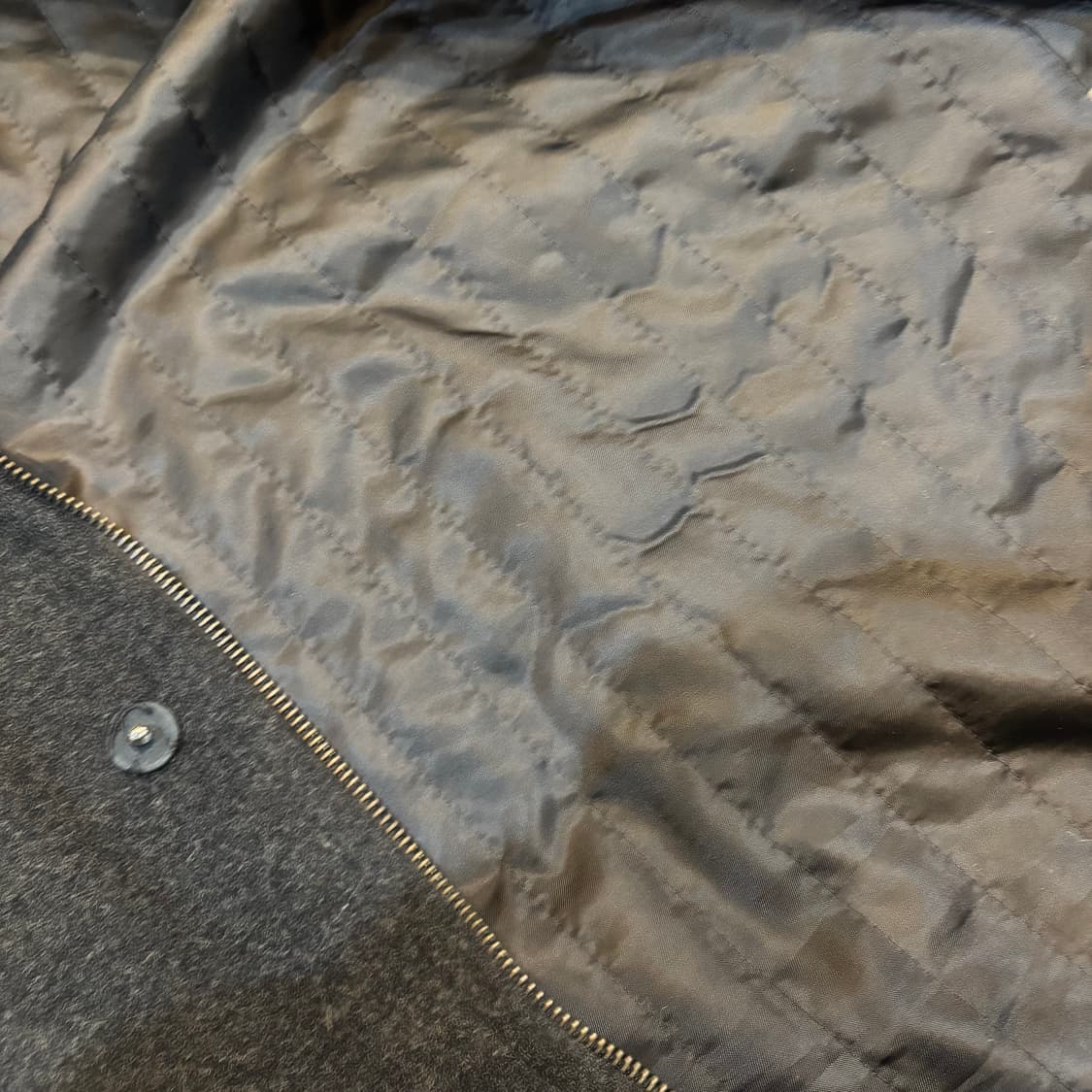 빈티지 차콜 모직코트 후드코트 무채색 도쿄소녀 니혼진맛 코트  상품이미지5