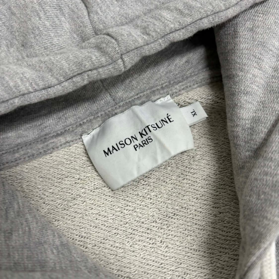 메종키츠네 신형 폭스 그레이 후드집업(XL) 상품이미지7