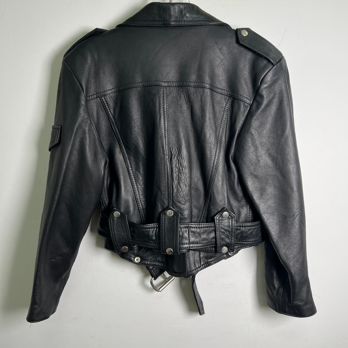 GOSSIP 빈티지 레더 라이더 자켓 M 상품이미지7