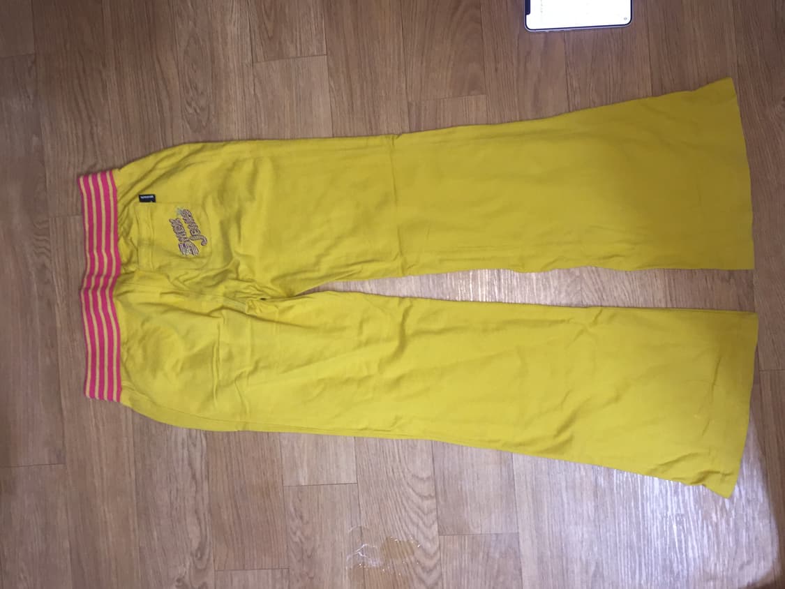 Y2k 레어 디자인 옐로우 셋업 상품이미지10