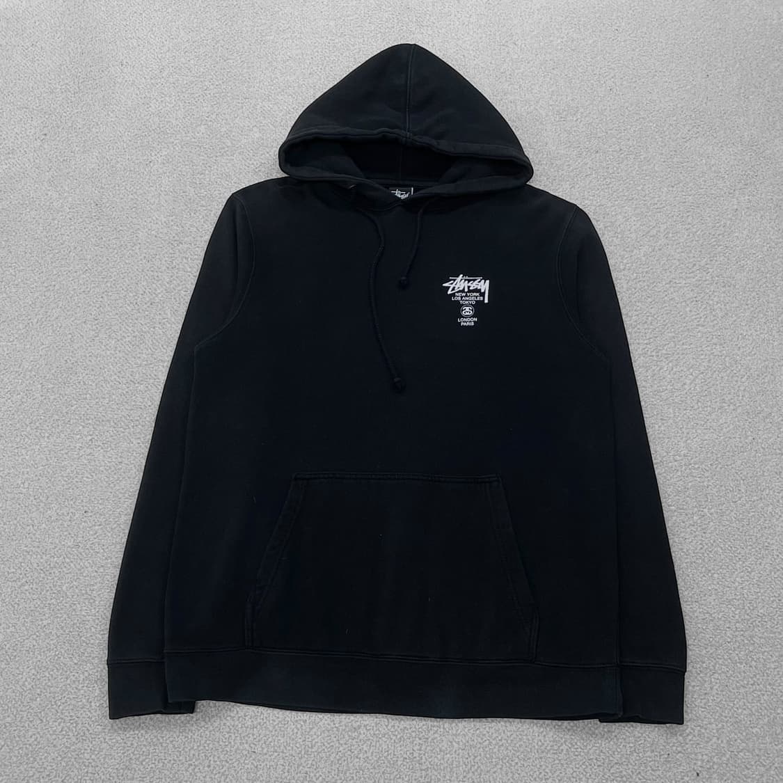 스투시 Stussy 월드투어 후드티 블랙 상품이미지2