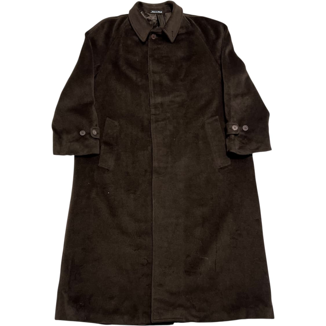 90's 조르지오 아르마니 순수 버진 울 100% 헤비 맥 코트 상품이미지1