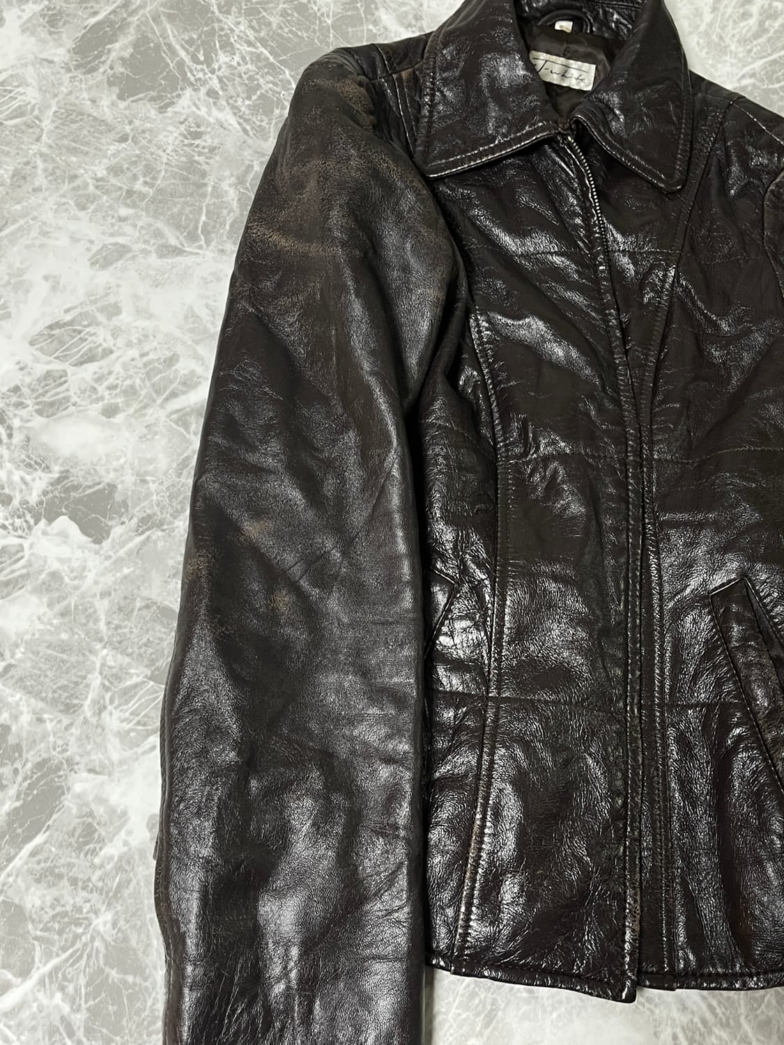 leather blouson 상품이미지7
