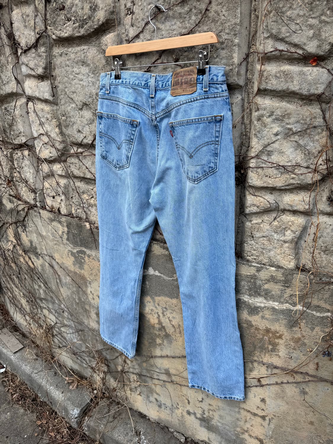 00s 리바이스 빈티지 505 워싱 데님 팬츠 상품이미지4