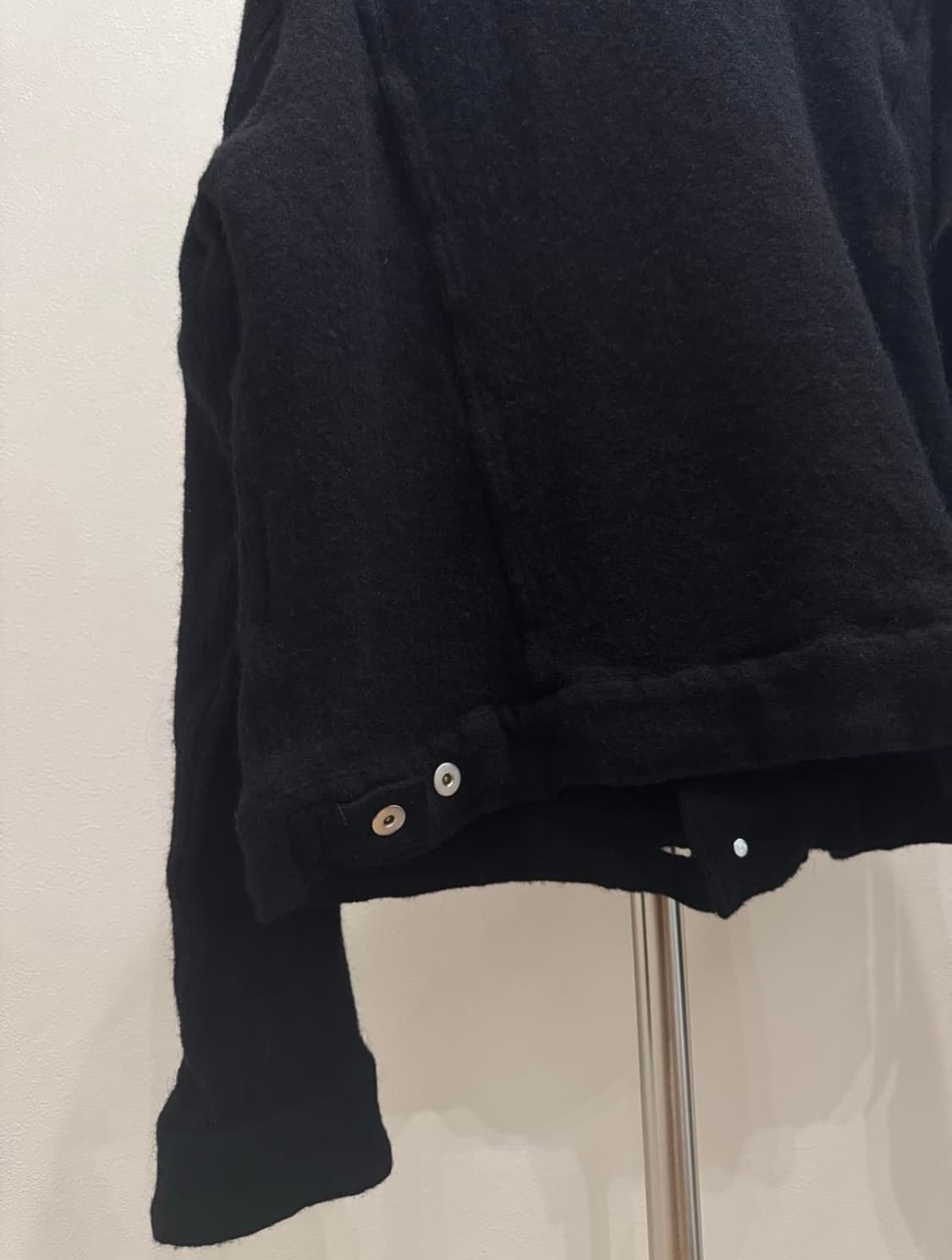 꼼데가르송 블랙 24aw 축융울 트러커 자켓 상품이미지5