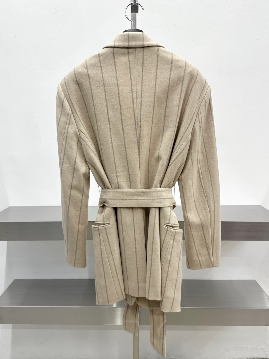 랑방 컬렉션 울 벨티드 자켓  상품이미지3