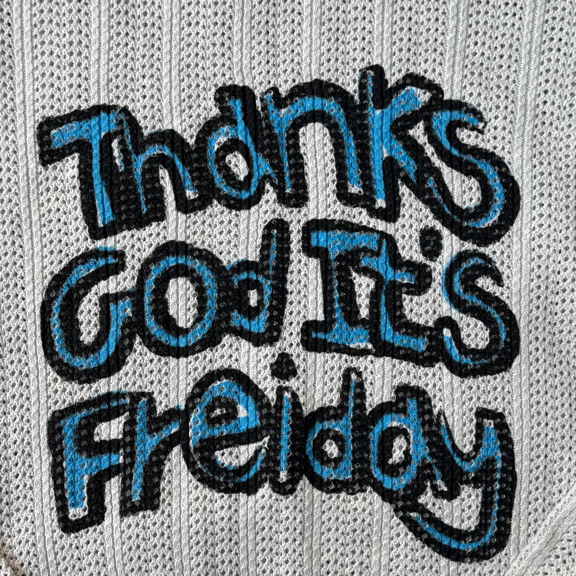 프라이 펀칭 슬로건 피오 니트 M 상품이미지4