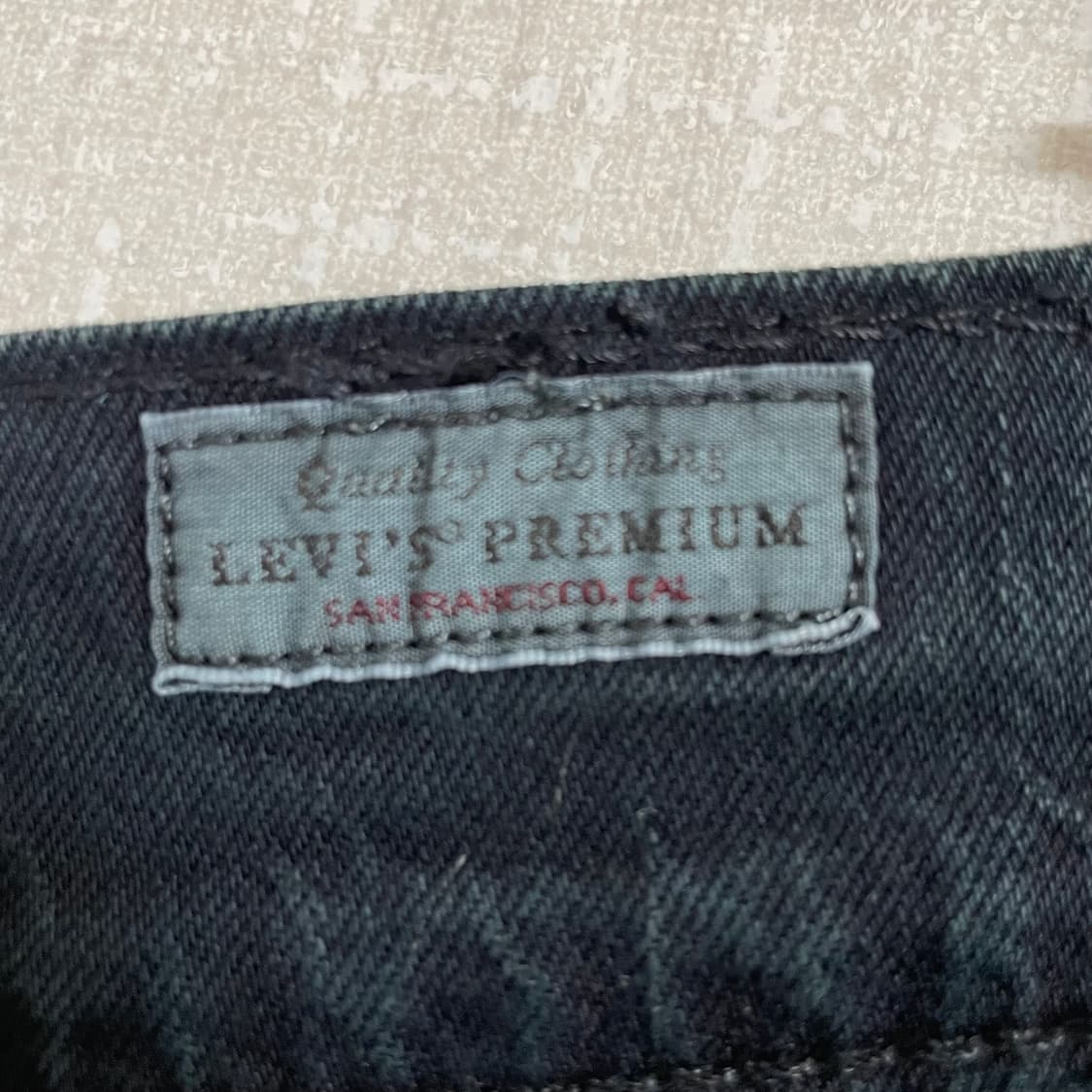 리바이스 505 빅E 블랙 데님 팬츠 / W32,L32 상품이미지7