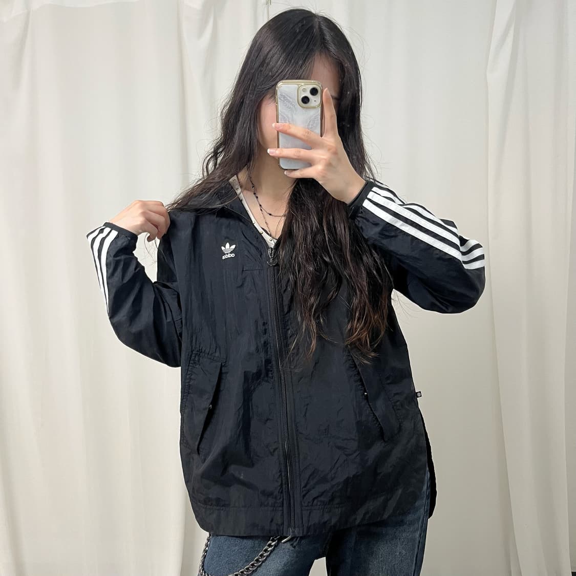 Adidas black Firebird windbreaker  상품이미지2