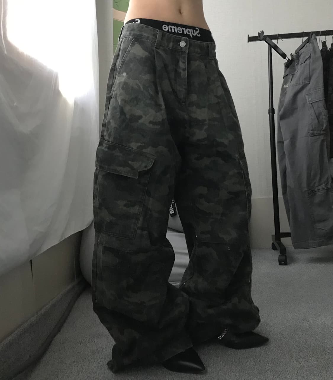 카모 와이드핏 카고팬츠 상품이미지2