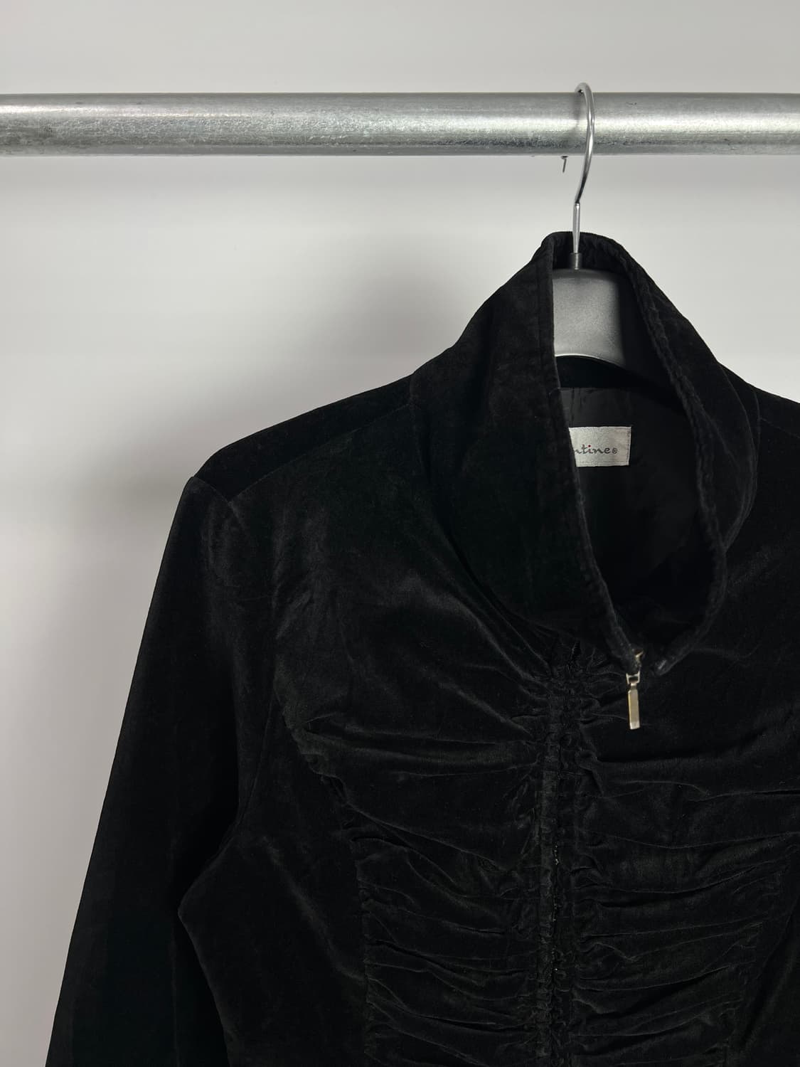 EGLANRINE 셔링 디테일 집업 자켓 상품이미지2