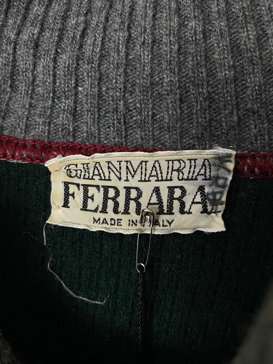 빈티지 GIANMARIA FERRARA italy 울니트 상품이미지10
