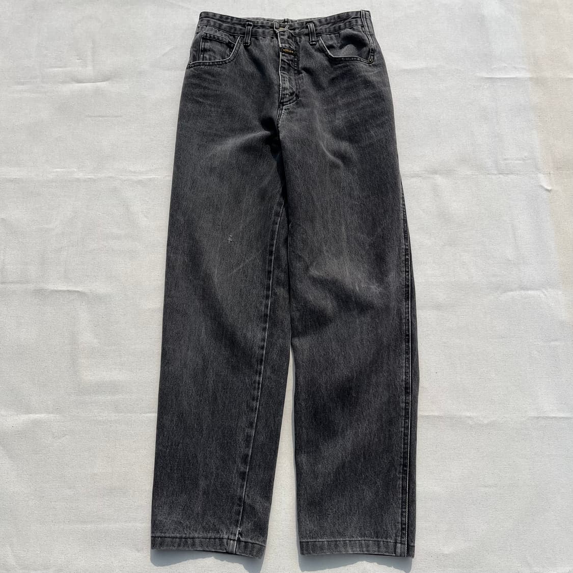 00s 마리떼프랑소와저버 블랙 워시드 데님 팬츠 상품이미지1