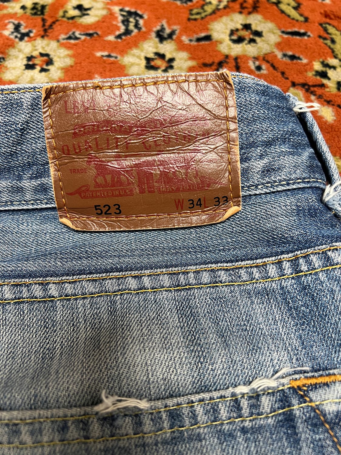 [34] LEVIS 리바이스 523 스트레이트 디스 데님팬츠 상품이미지6