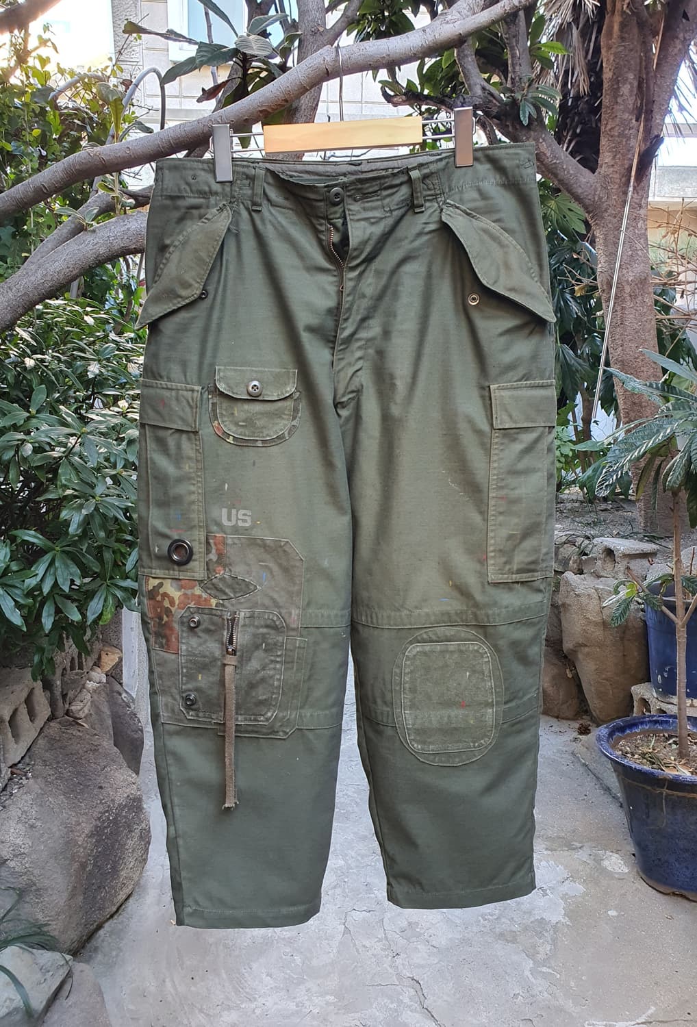 m65팬츠 빈티지 커스텀 [업그레이드버전/ 에시드 머드/썬페이딩 ] 상품이미지1