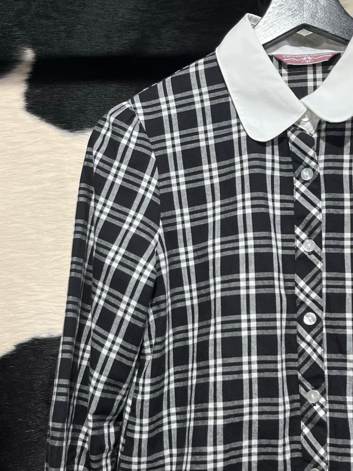 체크패턴 셔츠 상품이미지3