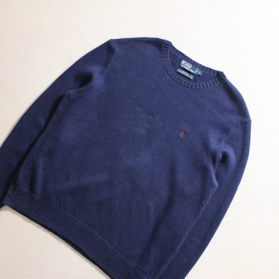 Polo 폴로 랄프로렌 네이비 라운드 니트 상품이미지2