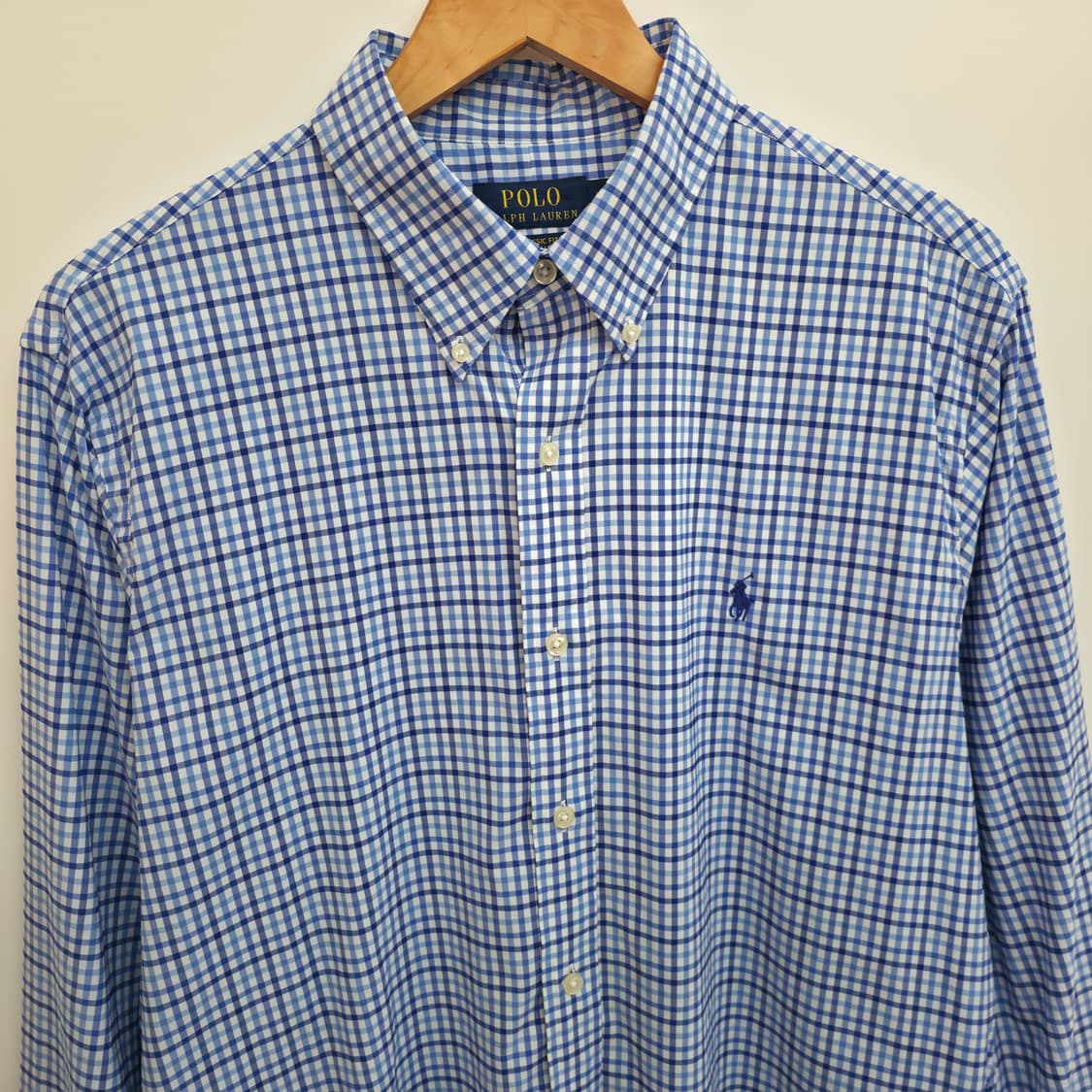 [L] 폴로 랄프로렌 체크 셔츠 신형 큐알택 상품이미지2