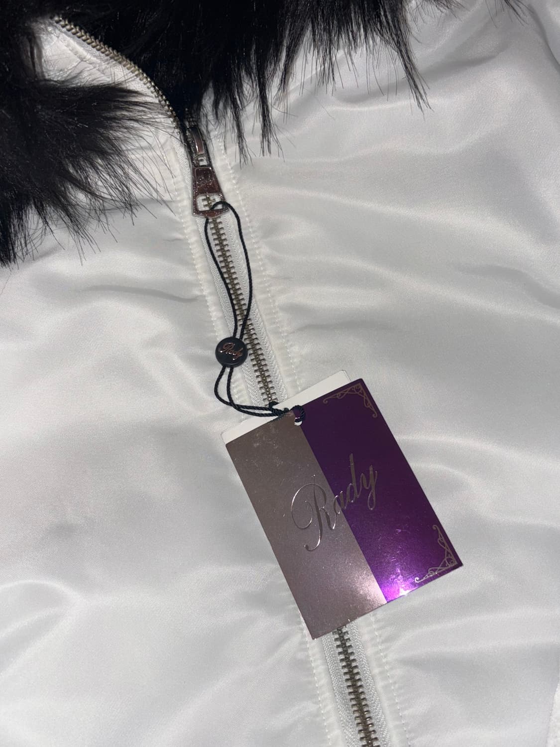 Rady 라디 화이트 퍼 코르셋 갸루 점퍼 상품이미지7