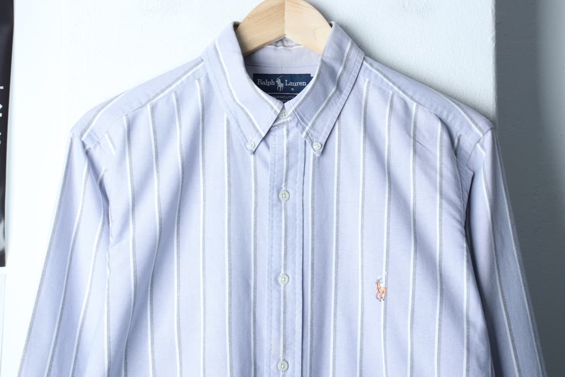 (L-XL) 폴로 랄프로렌 셔츠 남방 스트라이프 연블루-H30728 상품이미지3
