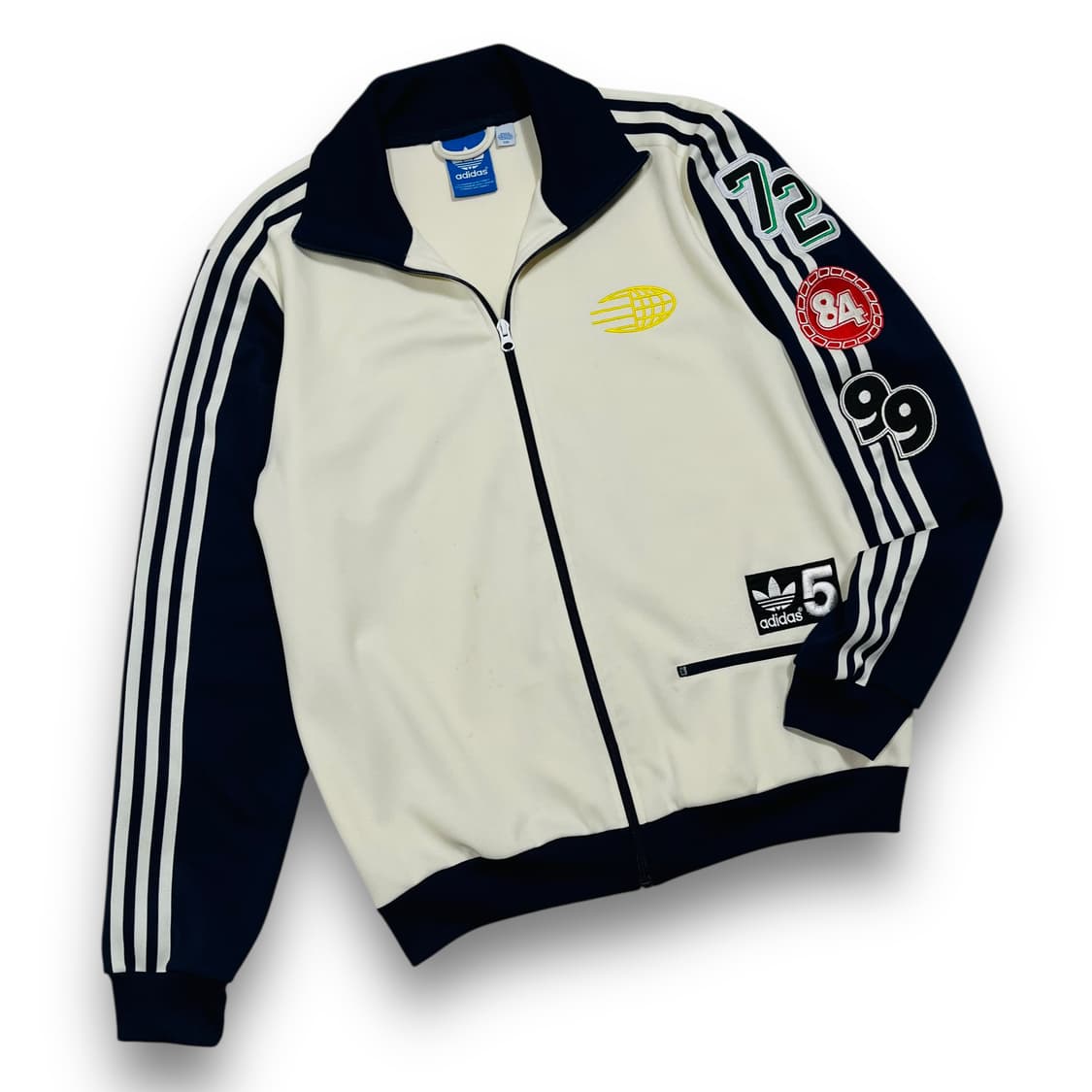 아디다스 프렌치 다중 패치 올드스쿨 트랙탑 져지 상품이미지1