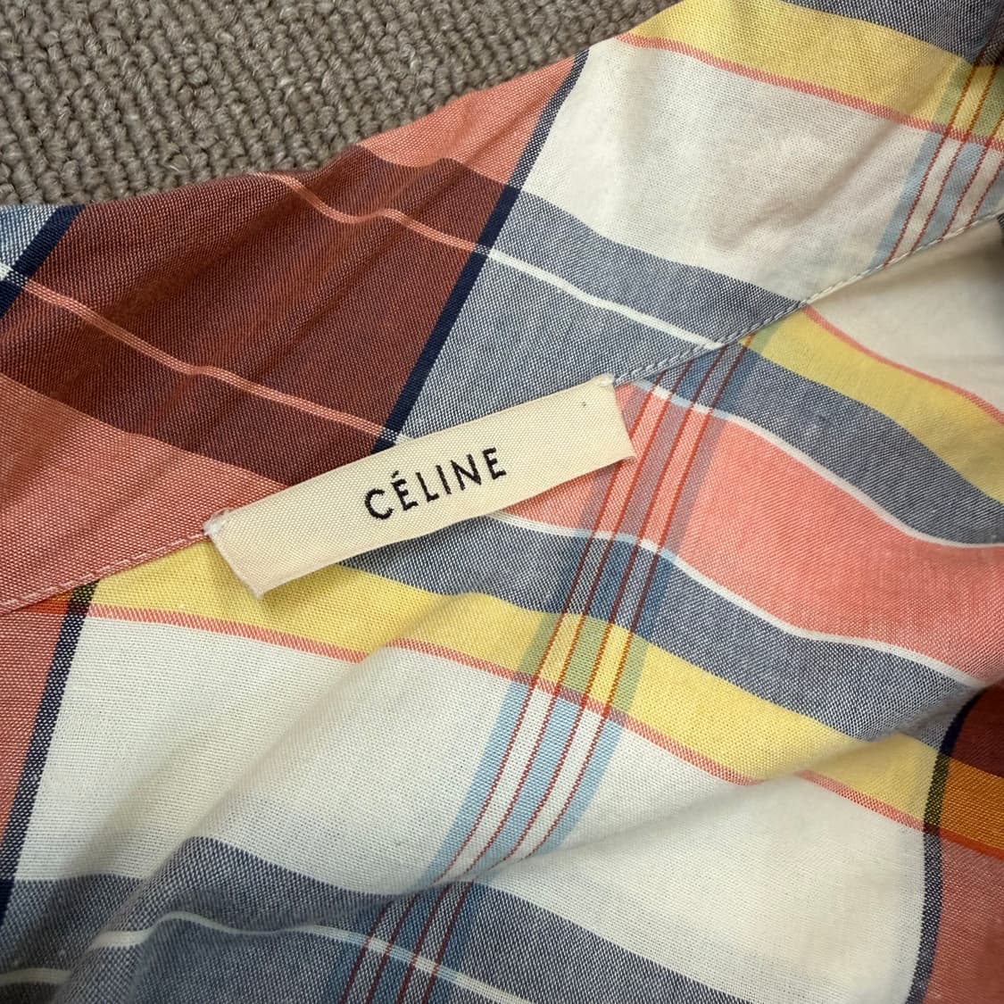 Celine 2013 Tartan Cowl-Neck Tunic 셀린느 상품이미지4