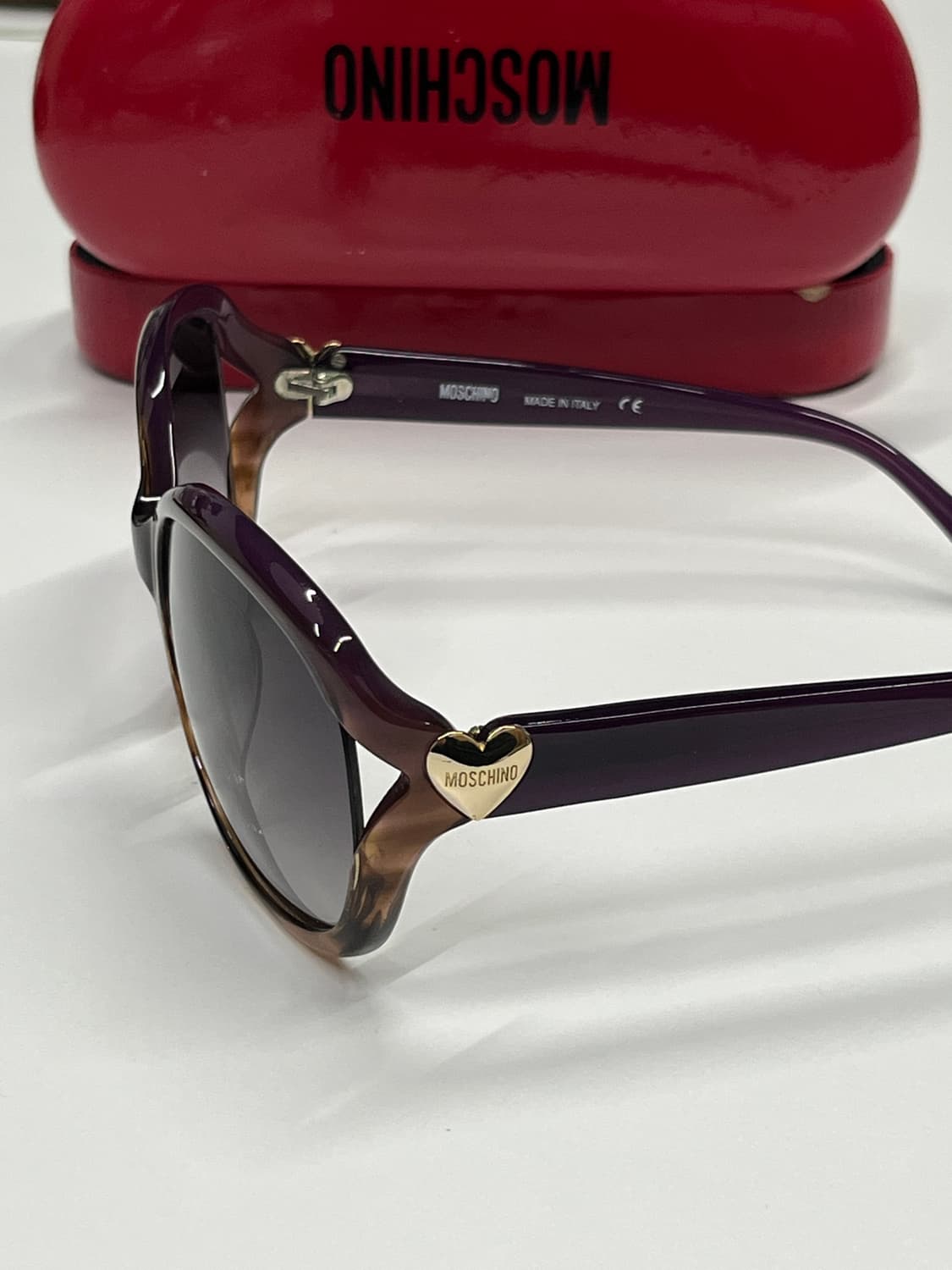 하트 포인트 MOSCHINO 모스키노 선글라스 (정품케이스 포함) 상품이미지1