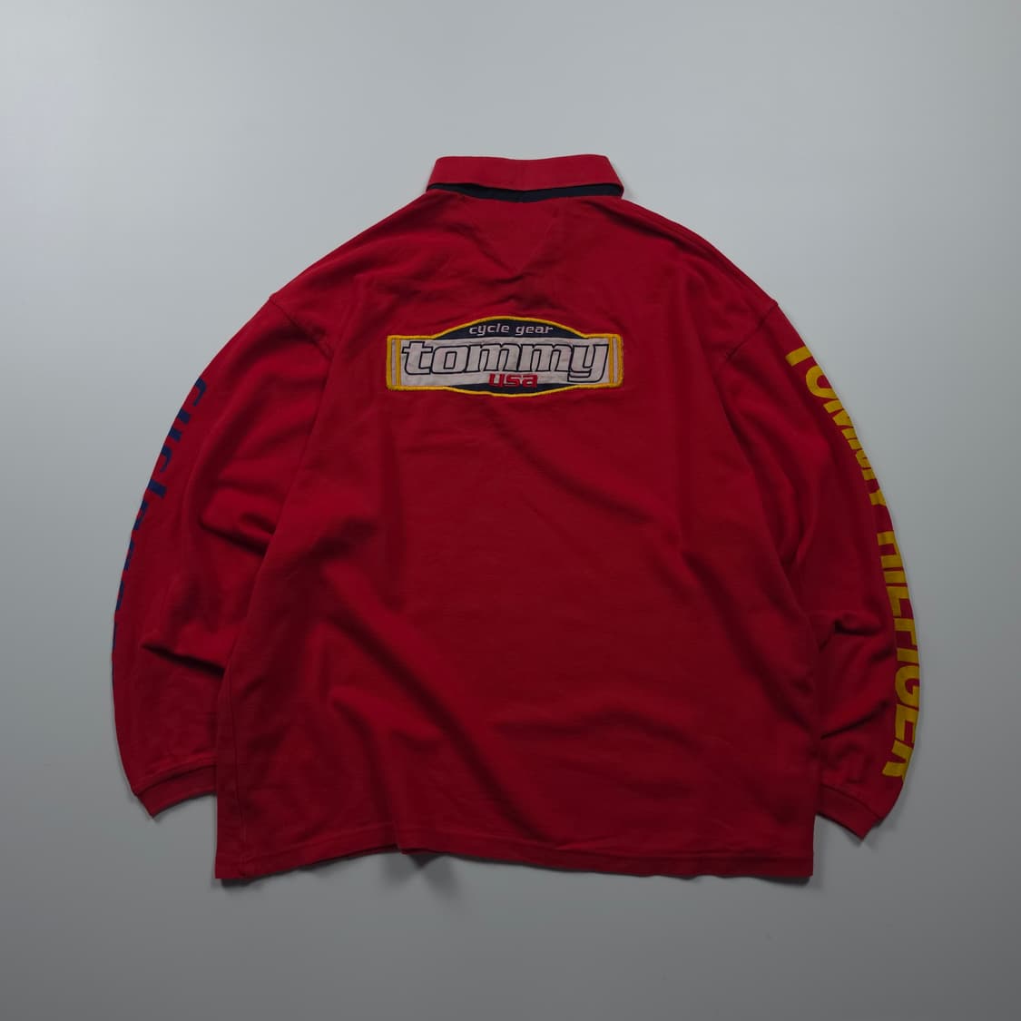 00s 타미힐피거 올드스쿨 세일링기어 빅로고 카라 롱슬리브 (XL) 상품이미지2