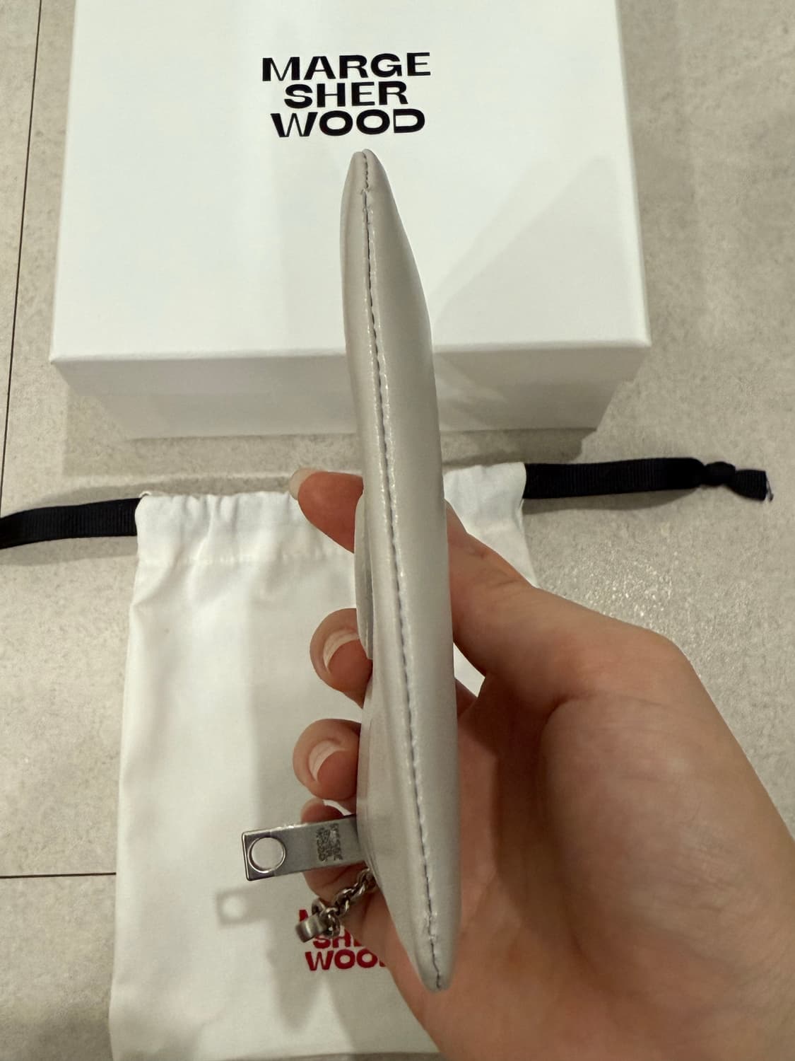 (새상품, 급처) 마지셔우드 하트 지퍼 월렛 상품이미지5