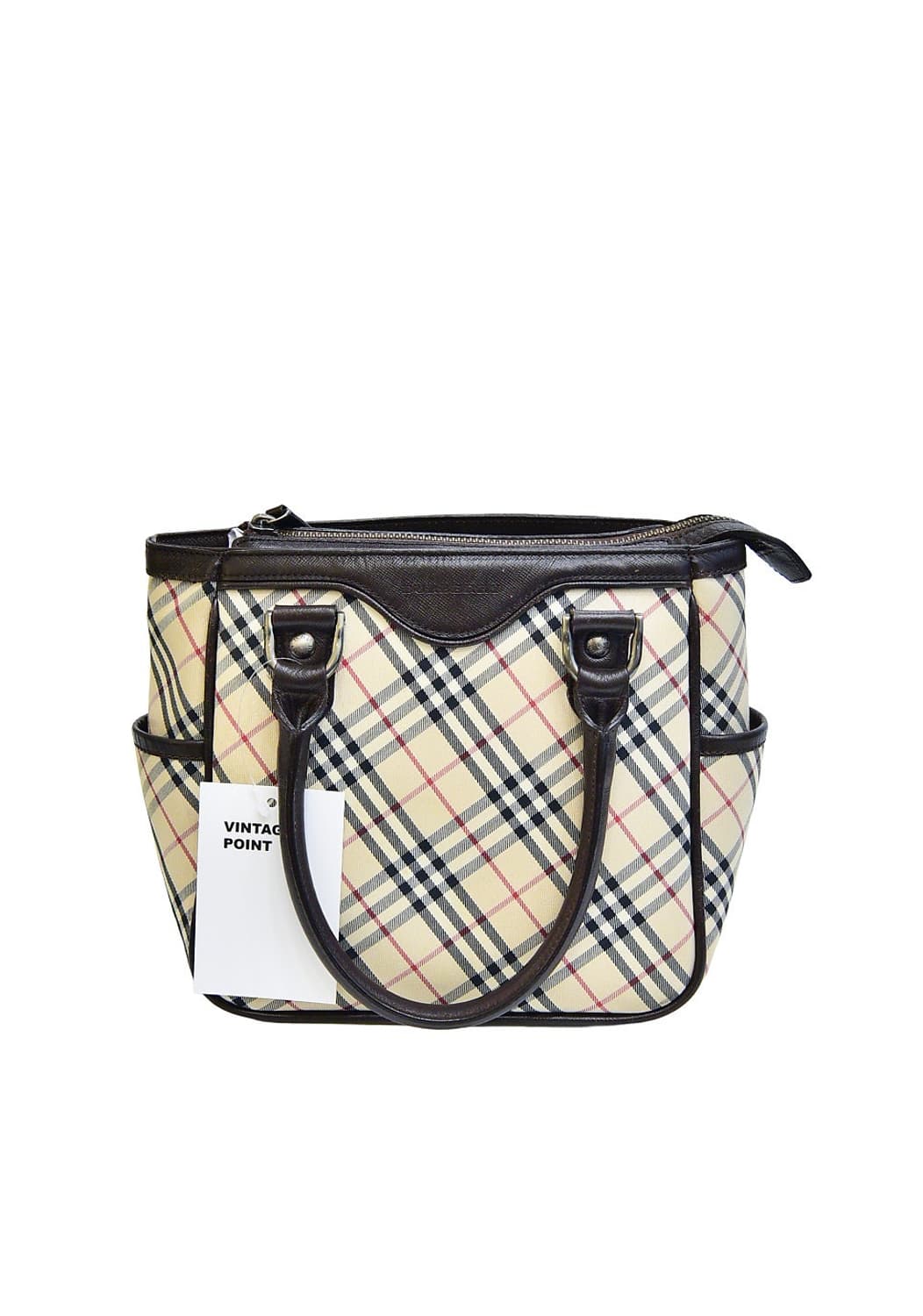 버버리 노바체크 캔버스 토트백(정품) 상품이미지1