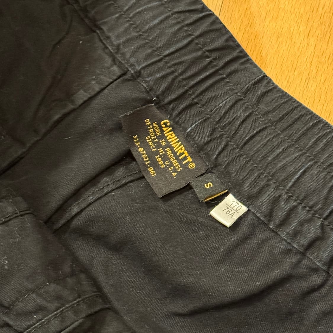 칼하트 WIP 카고 팬츠 S 블랙 상품이미지4