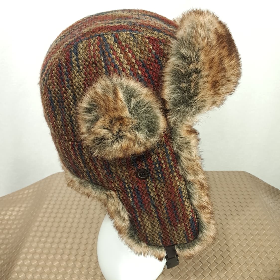 VISON 에스닉 자카드 패턴 이어플랩 트래퍼 햇 P2022 상품이미지6