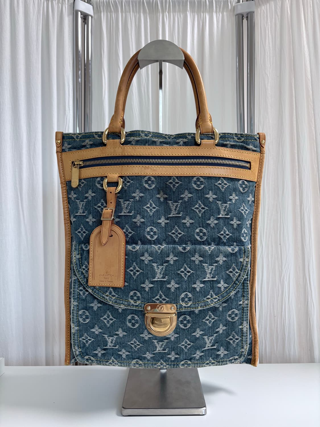 루이비통 데님 삭플라 토트백 상품이미지1