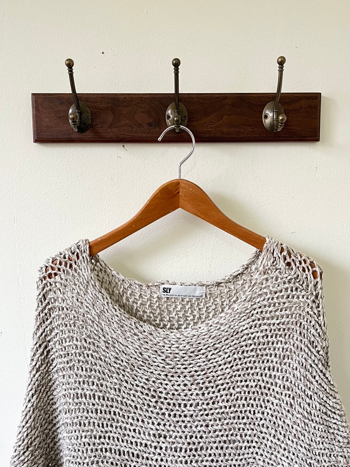 SLY 오트밀 스웨터 상품이미지2