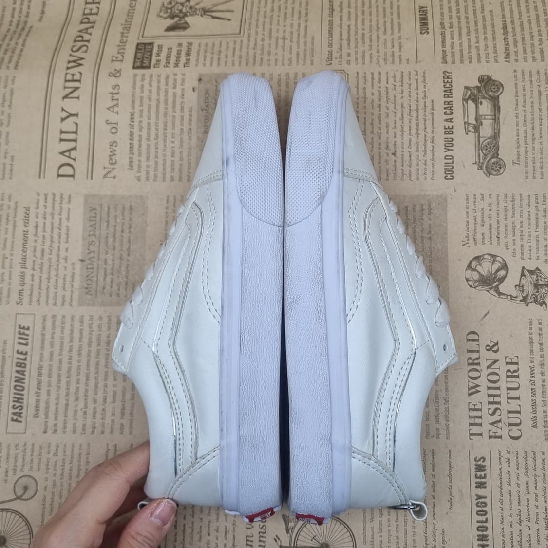 반스 올드스쿨 레더 여성스니커즈225 상품이미지5