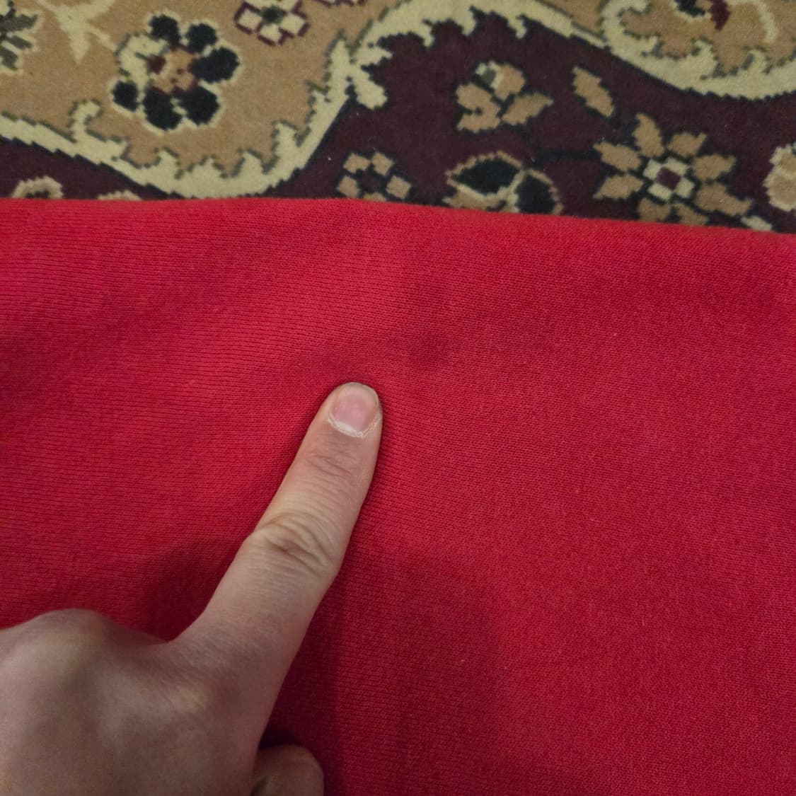 90s 빈티지 러셀 스웻셔츠 레드 XXL 상품이미지7