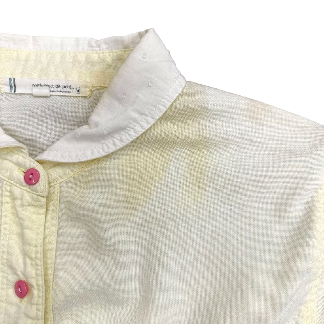 Candy Button Pocket Yellow Shirt 상품이미지7