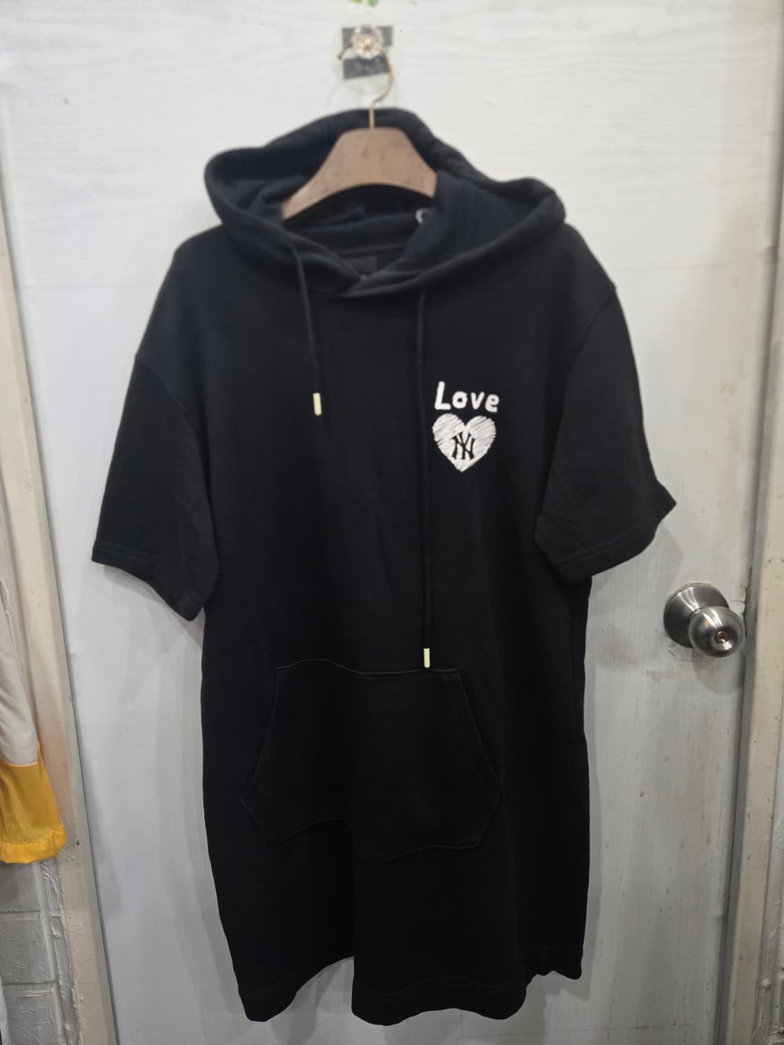 S,90 넉넉한핏 )) MLB 엠엘비 후드 원피스~ 상품이미지1