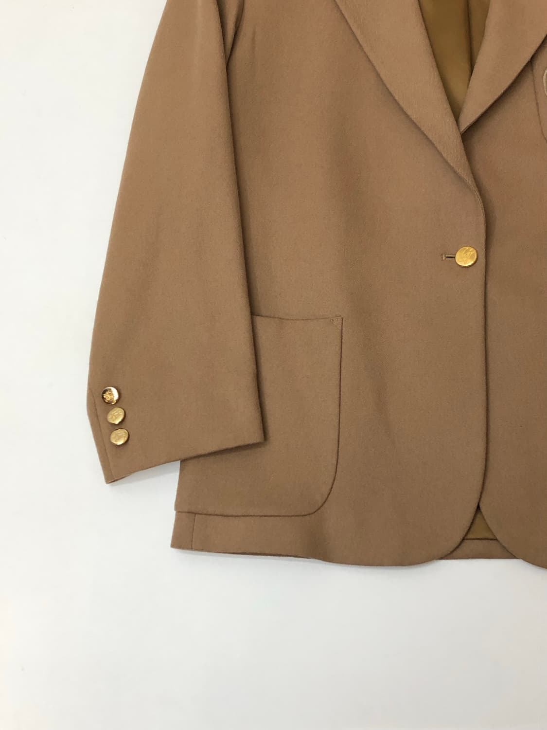 Berberry 버버리 아카이브 금장 울 블레이저 자켓 상품이미지5