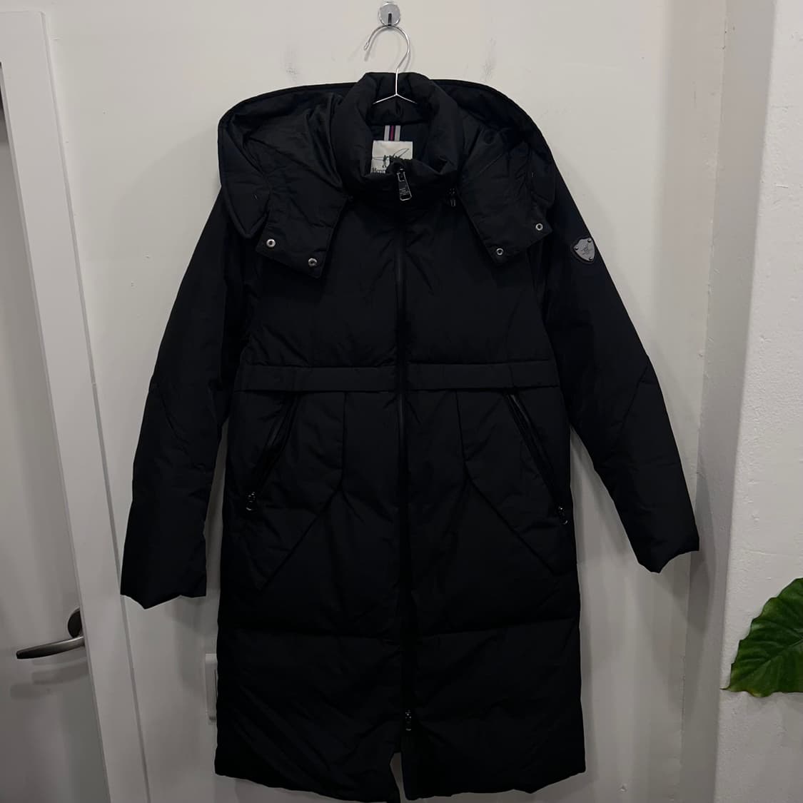 헨리코튼 골프 실버와펜 덕다운 후드 롱패딩 상품이미지2