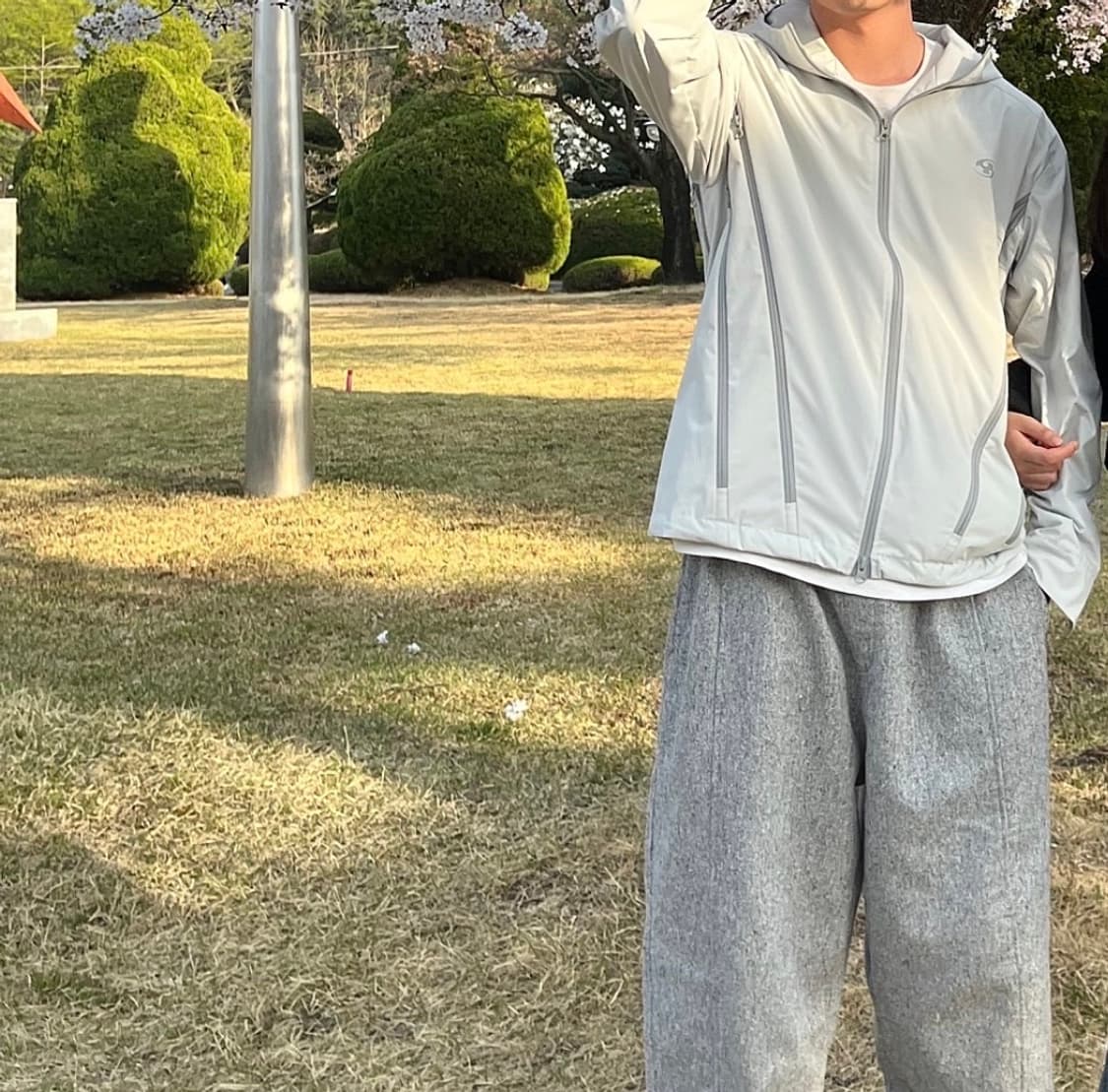 산산기어 오프화이트 지퍼자켓  상품이미지3